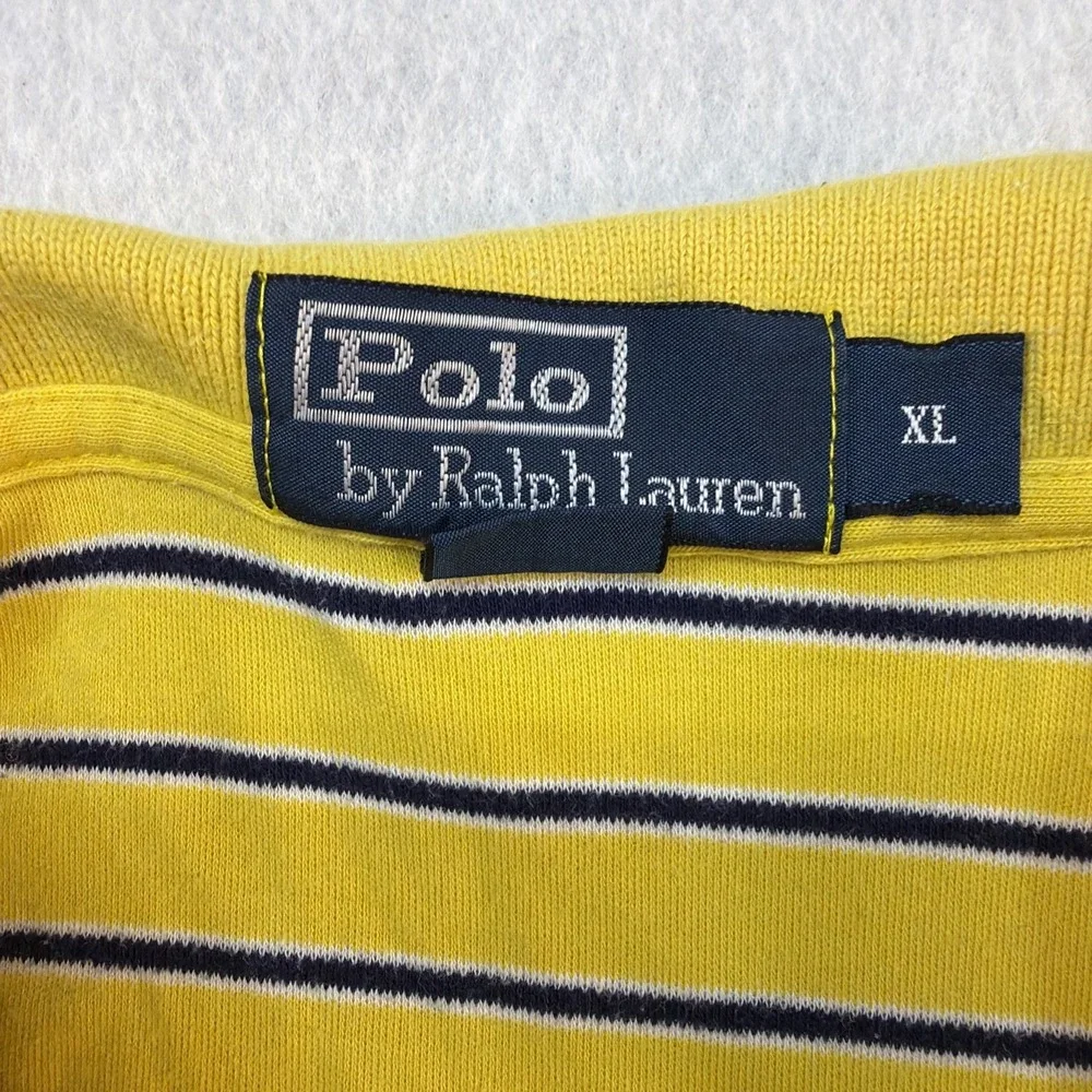 Ralph Lauren Polo‎ Shirt Mens X Large Black Short Sleeve Custom Fit Pony Preppy